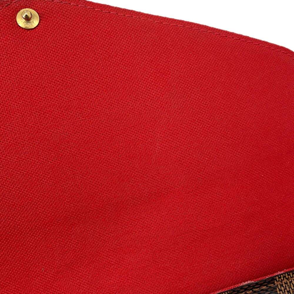 LOUIS VUITTON Red Damier Pochette Mini Bag - Picture 13 of 16